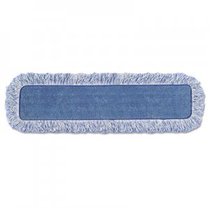 Rubbermaid Commercial High Absorbency Mop Pad, Nylon/Polyester Microfiber, 18" Long, Blue RCPQ41600CT FGQ41600BL00