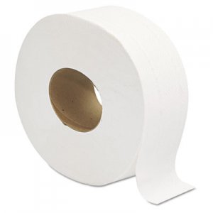 GEN Jumbo JRT Bath Tissue, Septic Safe, 2-Ply, White, 3 1/4" x 720 ft, 12 Rolls/Carton GEN202