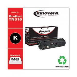 Innovera Remanufactured Black Toner, Replacement for Brother TN310BK, 2,500 Page-Yield IVRTN310BK