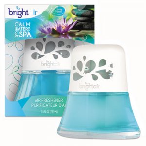 BRIGHT ir Scented Oil Air Freshener, Calm Waters and Spa, Blue, 2.5 oz BRI900115EA 900115