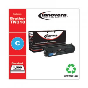 Innovera Remanufactured Cyan Toner, Replacement for Brother TN310C, 1,500 Page-Yield IVRTN310C