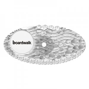 Boardwalk Curve Air Freshener, Mango, Solid, Clear, 10/Box BWKCURVEMAN