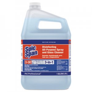 Spic and Span Disinfecting All-Purpose Spray and Glass Cleaner, Fresh Scent, 1 gal Bottle, 3/Carton PGC58773CT 58773