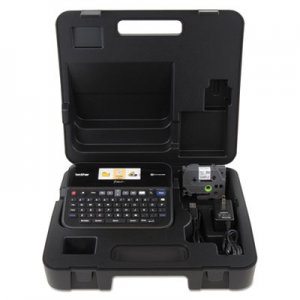 Brother P-Touch PT-D600VP PC-Connectable Label Maker with Color Display and Carry Case, 30 mm/s Print Speed