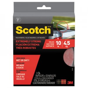 Scotch Heavy Duty Fasteners, 1" x 10 ft, Clear MMMRF6760 RF6760