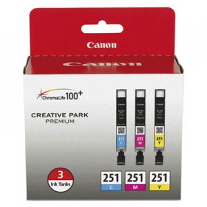 Canon ChromaLife100+ Ink, Cyan/Magenta/Yellow CNM6514B009 6514B009