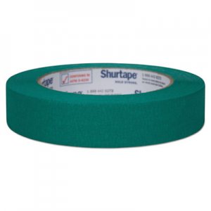 Duck Color Masking Tape, 3" Core, 0.94" x 60 yds, Green DUC240572 240572