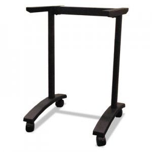 Alera Valencia Series Training Table T-Leg Base, 24-1/2w x 19-3/4d, Black ALEVA7443BK