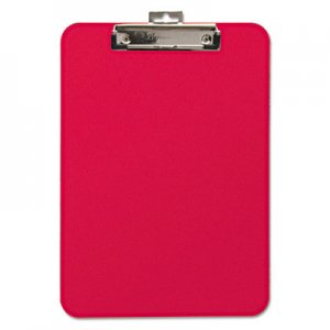 Mobile OPS Unbreakable Recycled Clipboard, 1/4" Capacity, 8 1/2 x 11, Red BAU61622 61622