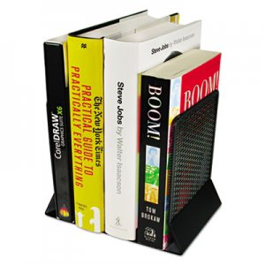 Artistic Urban Collection Punched Metal Bookends, 6 1/2 x 6 1/2 x 5 1/2, Black AOPART20008 ART20008