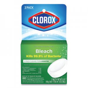 Clorox Automatic Toilet Bowl Cleaner, 3.5 oz Tablet, 2/Pack CLO30024PK 30024