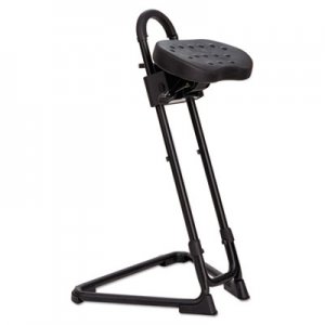 Alera SS Series Sit/Stand Adjustable Stool, Black ALESS600