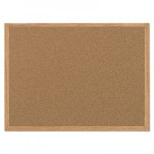 MasterVision Value Cork Bulletin Board with Oak Frame, 24 x 36, Natural BVCMC070014231 MC070014231