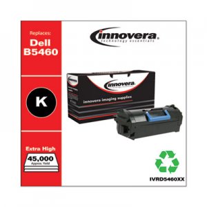 Innovera Remanufactured Black Extra High-Yield Toner, Replacement for Dell D5460XX (3319757), 45,000 Page-Yield IVRD5460XX