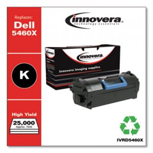 Innovera Remanufactured Black High-Yield Toner, Replacement for Dell D5460X (3319755), 25,000 Page-Yield IVRD5460X