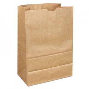 Genpak Grocery Paper Bags, 40 lbs Capacity, 1/6 40/40#, 12"w x 7"d x 17"h, Kraft