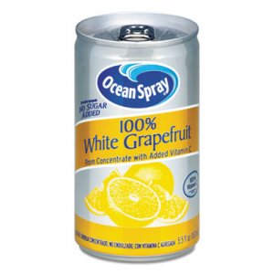 Ocean Spray 100% Juice, White Grapefruit, 5 1/2 oz Can OCS00866 OCE00866