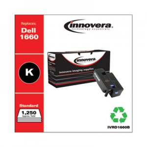 Innovera Remanufactured Black Toner, Replacement for Dell 1660B (332-0399), 1,250 Page-Yield IVRD1660B