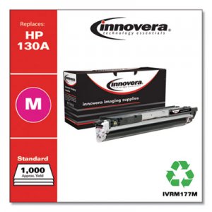 Innovera Remanufactured Magenta Toner, Replacement for HP 130A (CF353A), 1,000 Page-Yield IVRM177M