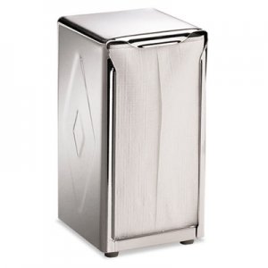 San Jamar Tabletop Napkin Dispenser, Tall Fold, 3 3/4 x 4 x 7 1/2, Capacity: 150, Chrome SJMH900X