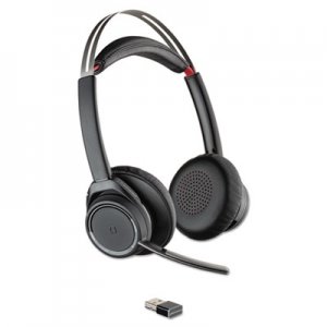 Poly Voyager Focus UC Stereo Bluetooth Headset System with Active Noise Canceling PLN202652101 202652-101