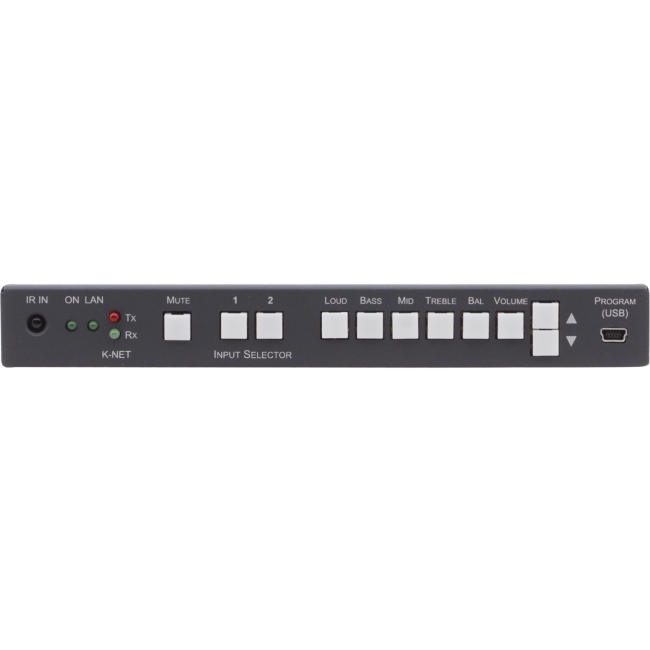 Kramer 2x1 Stereo Audio Amplifier & Switcher (6.8 Watts Per Channel) 906