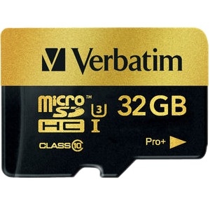 Verbatim Pro+ Micro SDHC 32GB (UHS-I Class 10) 44033