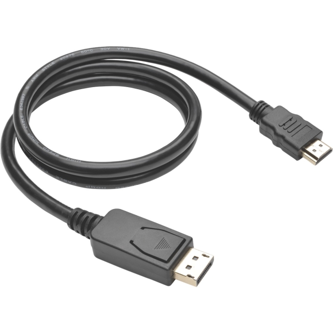 Tripp Lite DisplayPort 1.2 to HDMI Adapter Cable, 3 ft. P582-003-V2