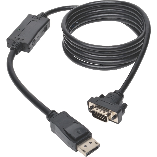 Tripp Lite DisplayPort 1.2 to VGA Active Adapter Cable, 6 ft. P581-006-VGA-V2
