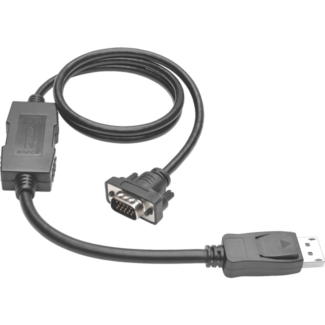 Tripp Lite DisplayPort 1.2 to VGA Active Adapter Cable, 10 ft. P581-010-VGA-V2