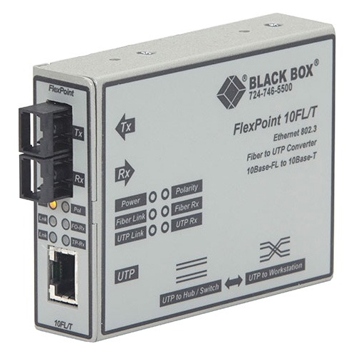 Black Box FlexPoint Transceiver/Media Converter LMC212A-MM-SC-R2