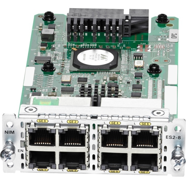 Cisco 8-Port Gigabit Ethernet Switch NIM NIM-ES2-8