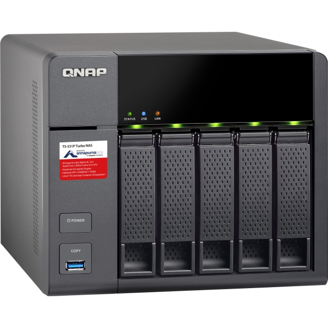 QNAP Turbo NAS NAS Server TS-531P-8G TS-531P