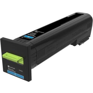 Lexmark 22K Cyan Toner Cartridge (CS820) 72K0X20