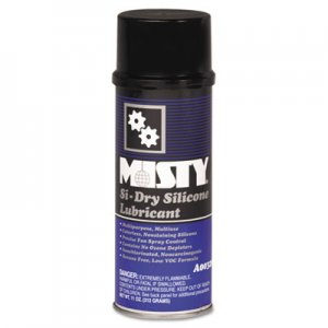 MISTY Si-Dry Silicone Spray Lubricant, Aerosol, 11oz, 12/Carton AMR1033585 1033585