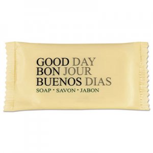 Good Day Amenity Bar Soap, Pleasant Scent, # 3/4 Individually Wrapped Bar, 1,000 /Carton GTP390075A 390075