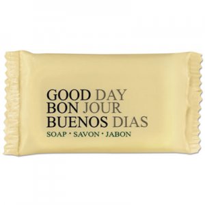 Good Day Amenity Bar Soap, Pleasant Scent, # 1/2, Individually Wrapped Bar, 1,000/Carton GTP390050A TP390050