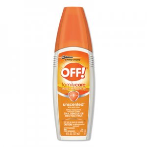OFF! FamilyCare Unscented Spray Insect Repellent, 6 oz Spray Bottle, 12/Carton SJN654458 654458