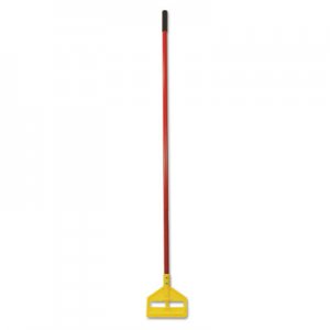 Rubbermaid Commercial Invader Fiberglass Side-Gate Wet-Mop Handle, 60", Red/Yellow RCPH146RED FGH14600RD00