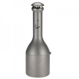 Rubbermaid Commercial Infinity Traditional Smoking Receptacle, 4.1 gal, 39" High, Antique Pewter RCP9W33APE FG9W3300ATPWTR