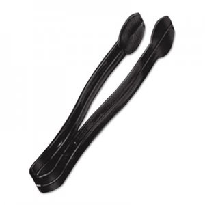 WNA Plastic Tongs, 9 Inches, Black, 48/Case WNAA7TSBL WNA A7TSBL
