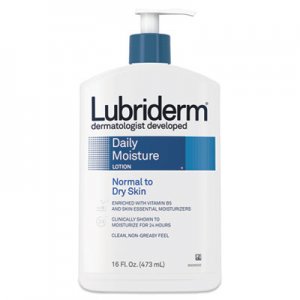 Lubriderm Skin Therapy Hand and Body Lotion, 16 oz Pump Bottle, 12/Carton PFI48323 48323