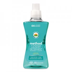 Method 4X Concentrated Laundry Detergent, Beach Sage, 53.5 oz Bottle, 4/Carton MTH01489 01489