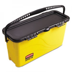 Rubbermaid Commercial HYGENE HYGEN Top Down Charging Bucket, Yellow/Black RCP1791802 1791802