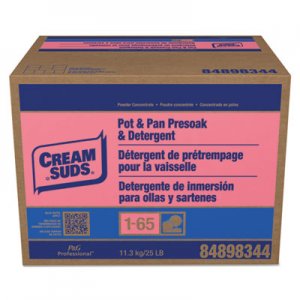 Cream Suds Manual Pot and Pan Detergent with o Phosphate, Baby Powder Scent, Powder, 25 lb Box PBC02120 02120