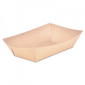 SCT Food Trays, 5 lb Capacity, Brown Kraft, 500/Carton SCH0529 SCH 0529