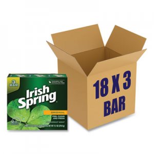 Irish Spring Bar Soap, Clean Fresh Scent, 3.75oz, 18/Carton CPC14177 14177