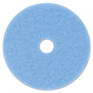 3M Hi-Performance Burnish Pad 3050, 20" Diameter, Sky Blue, 5/Carton MMM59825 3050