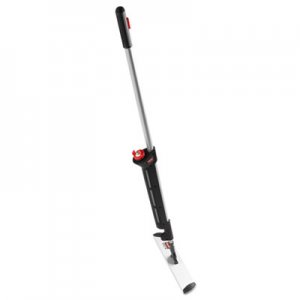 Rubbermaid Commercial HYGENE Pulse Microfiber Spray Mop System, 56" Overall Mop Length, 17" Frame, 52" Black Handle RCP1863884 1863884