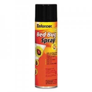 Enforcer Bed Bug Spray, 14 oz Aerosol, For Bed Bugs/Dust Mites/Lice/Moths, 12/Carton AMREBBK14 EBBK14